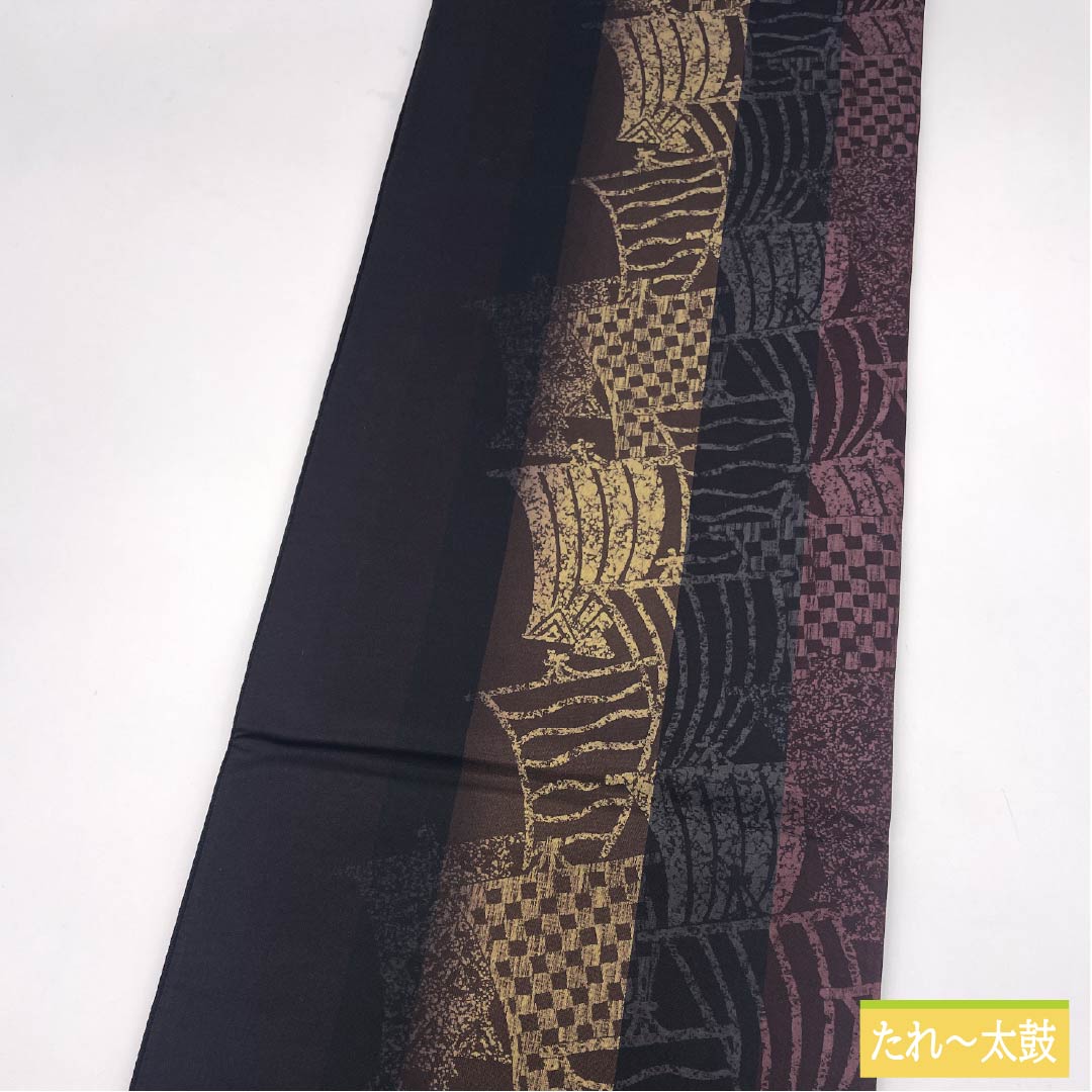 袋帯 正絹 帆 帯丈466cm Sランク 全通 カジュアル グラデーション系 1123012452499