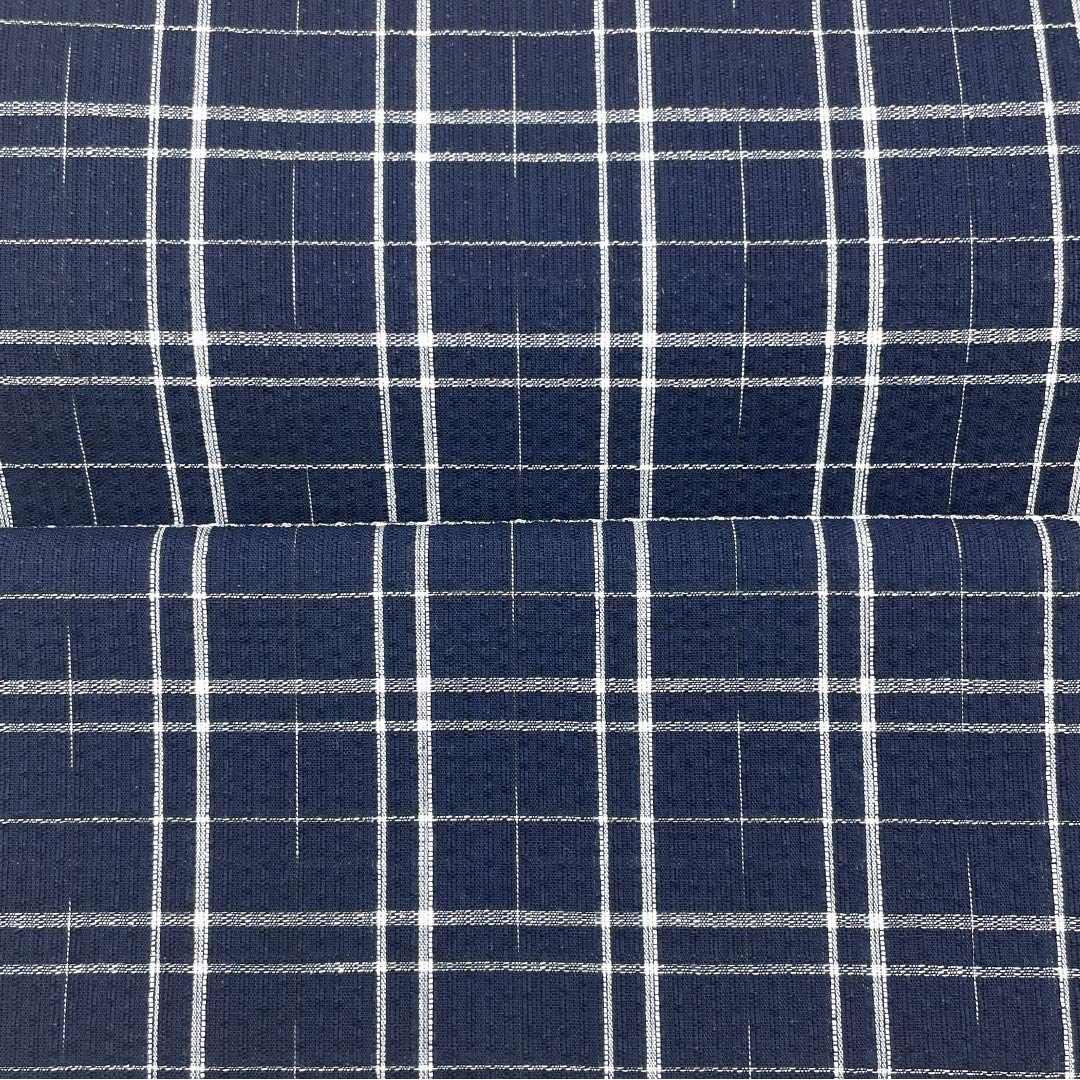 反物 浴衣 木綿 阿波しじら 重要無形文化財 正藍染 濃紺(のうこん) Sランク 紺系 1130000942918