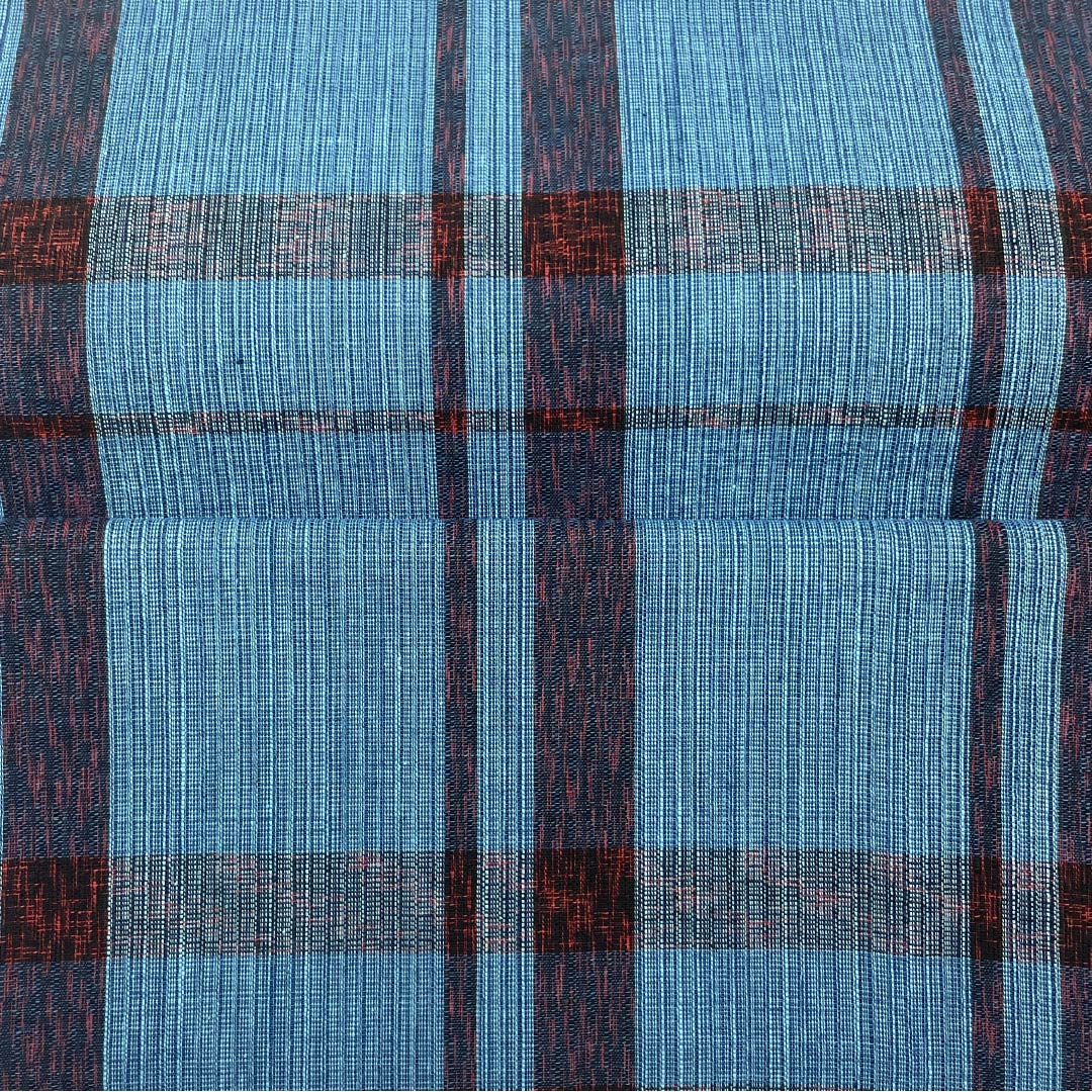 反物 浴衣 木綿 阿波しじら 重要無形文化財 正藍染 青黛色(せいたいいろ) Sランク 青系 1130000992917
