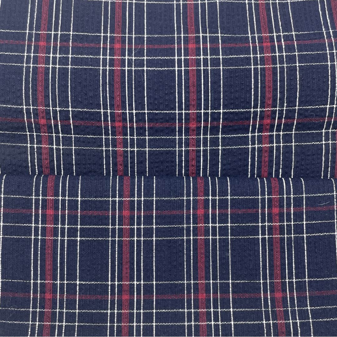 反物 浴衣 木綿 阿波しじら 重要無形文化財 正藍染 濃紺(のうこん) Sランク 紺系 1130000952918