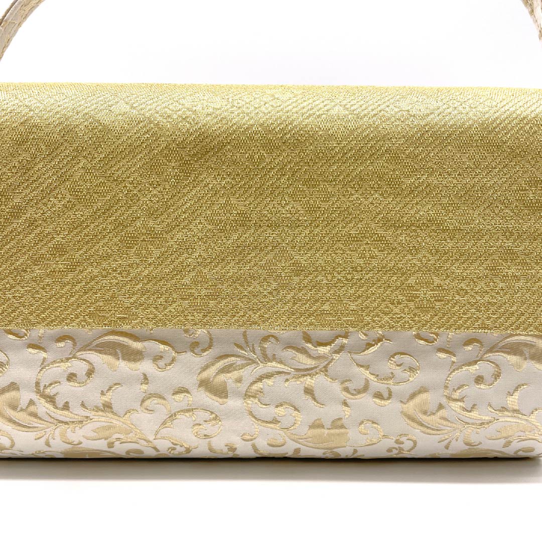 和装バック フォーマル 真珠色(しんじゅいろ) 留袖用 古典柄 菱 白系 Bランク 113900039411