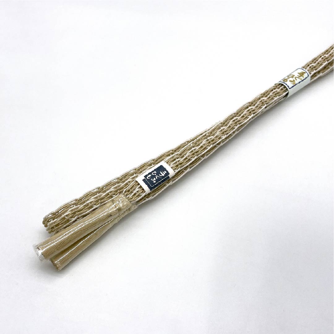 (新品)帯締め 正絹 NEWランク 砥粉色(とのこいろ) 単衣用 夏用 長さ約160cm 幅約1.2cm カジュアル ベージュ系 1135005511325