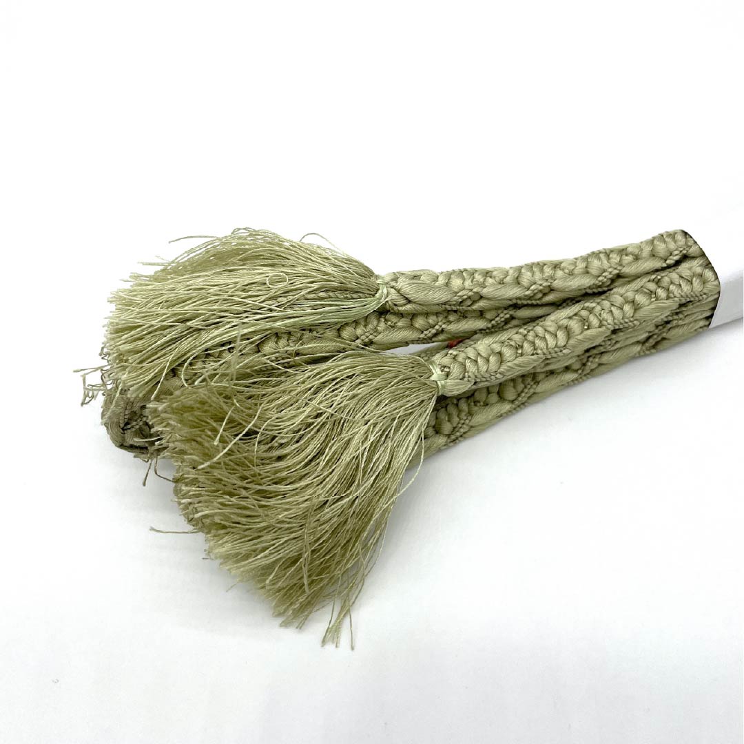 帯締め 正絹 Sランク 裏柳色(うらやなぎいろ) 長さ約162cm 幅約1cm カジュアル 緑系 1135005902319