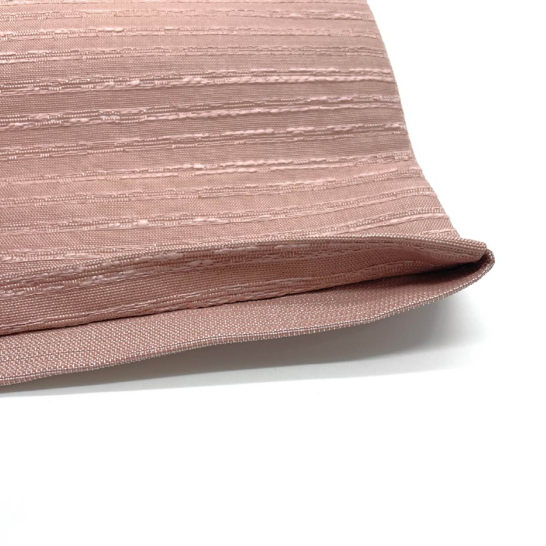 半幅帯 ポリエステル 帯丈366cm 曙色(あけぼのいろ) ストライプ 無地 ピンク系 Sランク 1125001582313