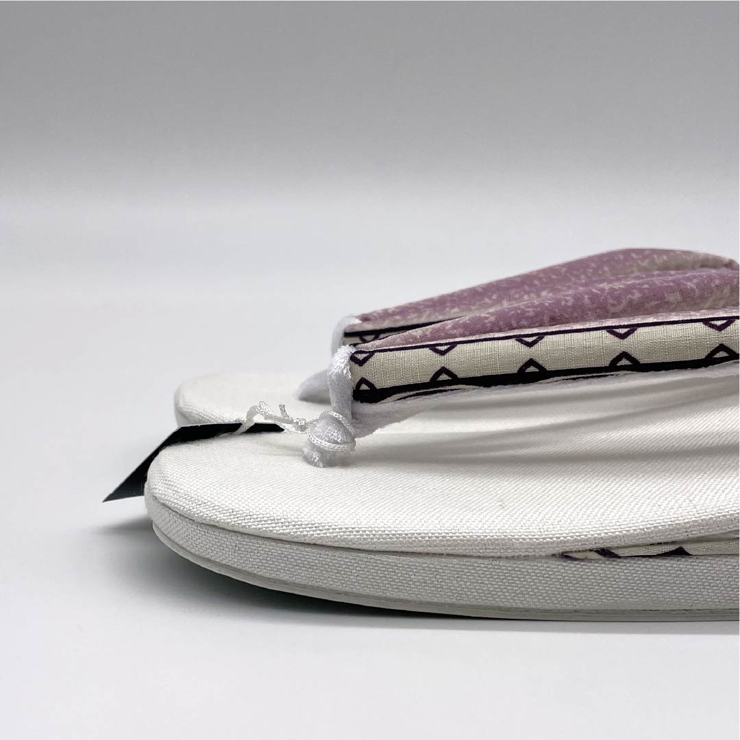 (新品)草履 亜麻 NEWランク 夏草履 亜麻草履 日本製 夏用 長さ24cm Lサイズ 白系 1122001671411