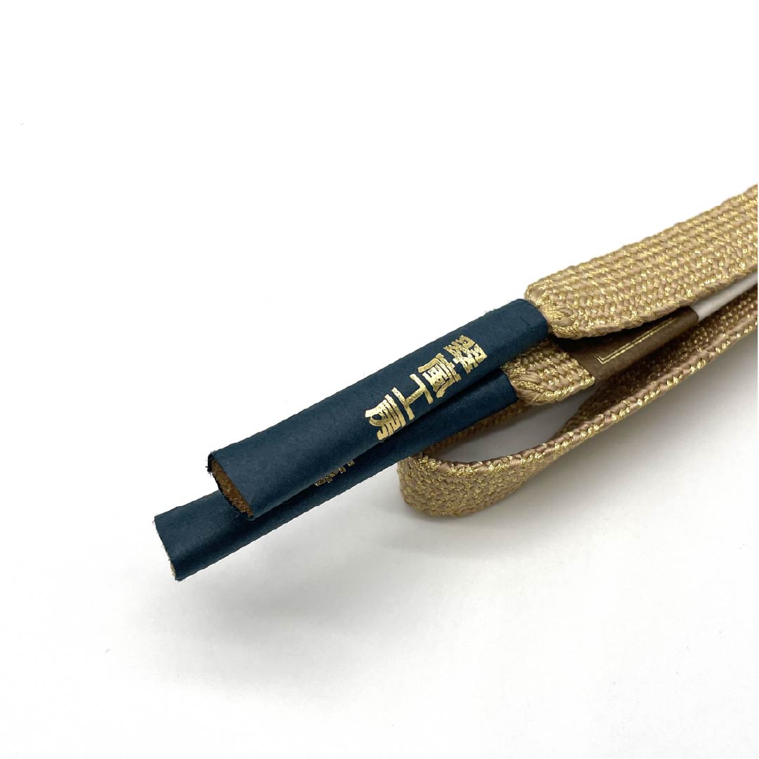 (新古品) 帯締め 正絹 四分紐 金色(きんいろ) 手組紐 翆嵐工房 留袖用 長さ約162.5cm 幅約1.5cm フォーマル NEWランク 金系 1135003431321