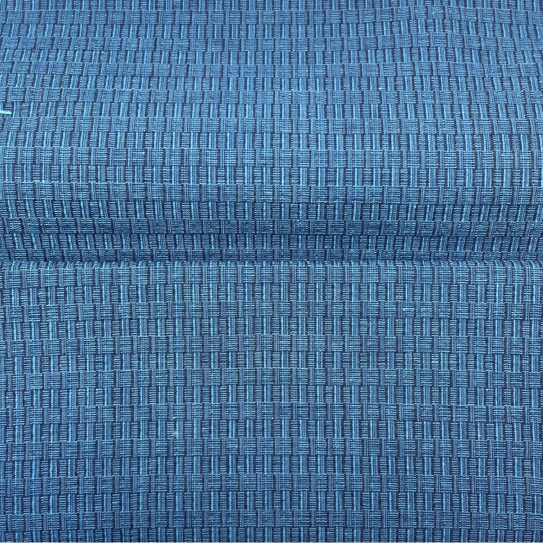 反物 浴衣 木綿 阿波しじら 重要無形文化財 正藍染 紺鉄色(こんてついろ) Aランク 青系 1130000873917