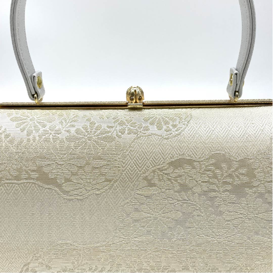 和装バック フォーマル 金色(きんいろ) 留袖用 古典柄 白系 Aランク 113900005311