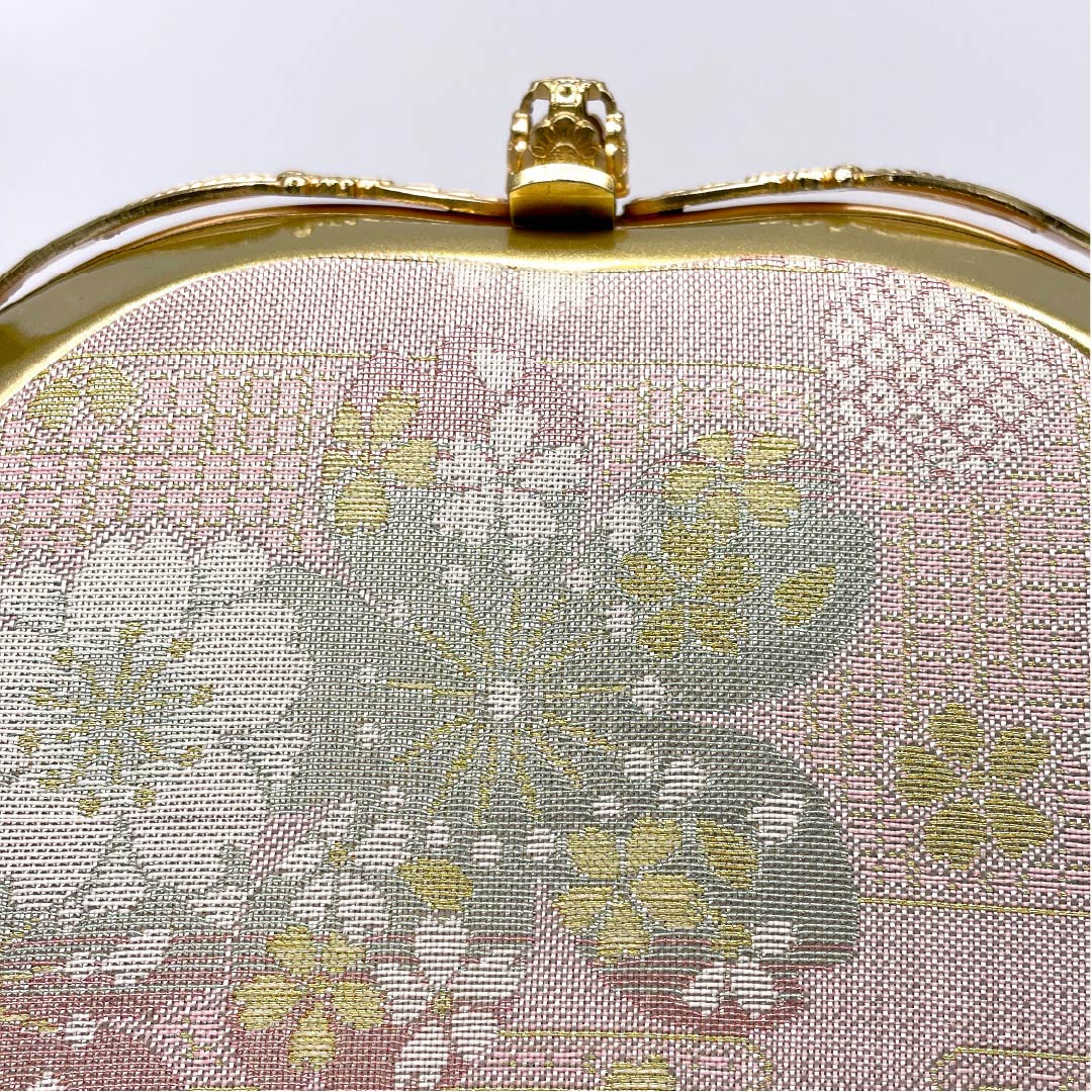 和装バック フォーマル 唐棣色(にわうめいろ) 桜 花柄 かわいい ピンク系 Sランク 113900021213