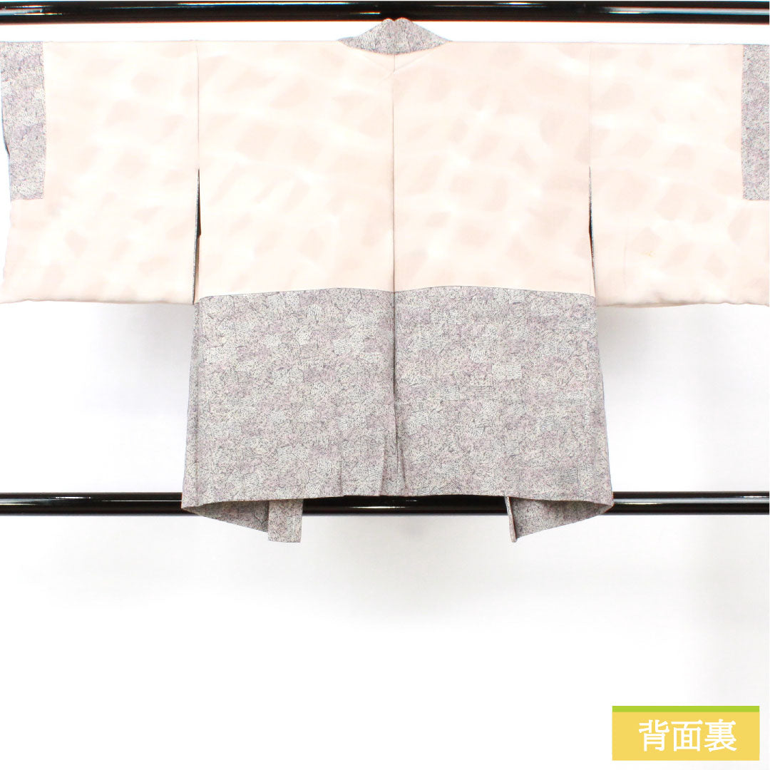 羽織 正絹 身丈77cm 裄丈64.5cm 抽象模様 Aランク 袷 グラデーション系 1117001133999