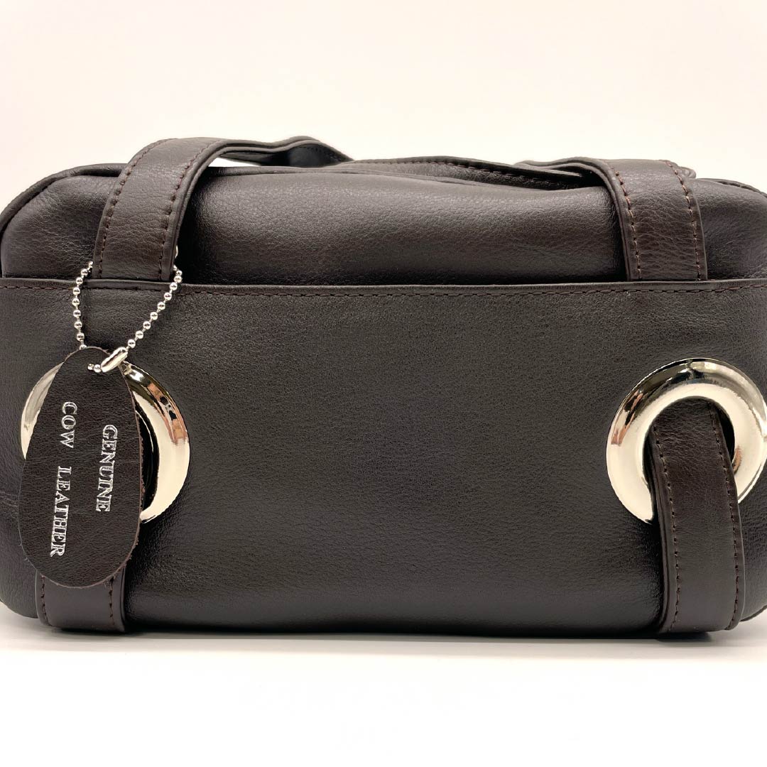 (新古品) 洋装バッグ 牛革 Aランク 新古品 牛革 2WAY 茶系 119700013314