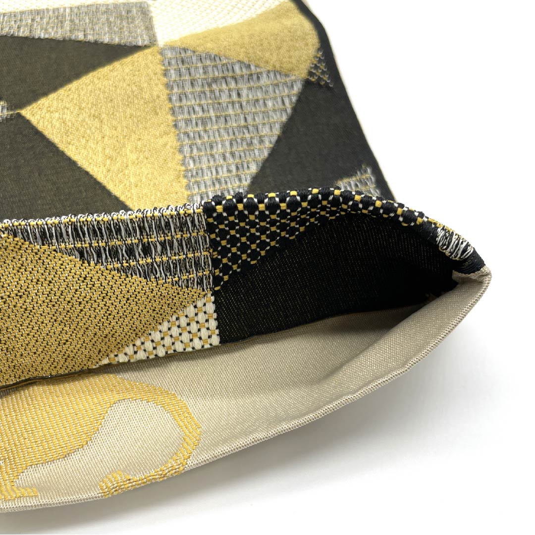 半幅帯 ポリエステル リバーシブル 幾何学模様 猫 毬 帯丈386cm グラデーション系 Sランク 1125001752399