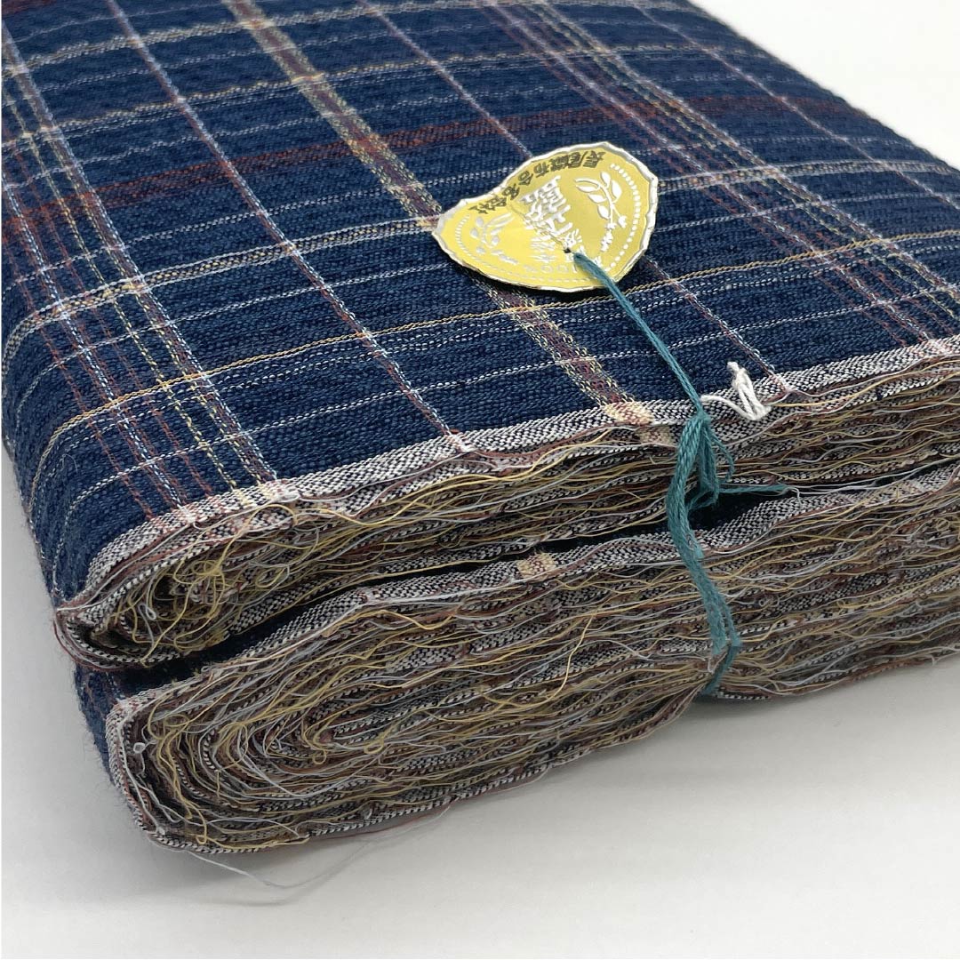 Yukata cloth, cotton, Awa Shijira, Important Intangible Cultural Property, True indigo dye, Kontetsuiro, S rank, navy blue, 1130000602918