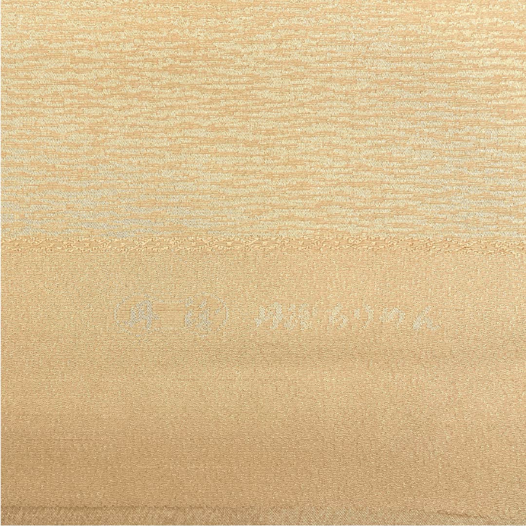 帯揚げ 正絹 フォーマル 肌色(はだいろ) 丹後ちりめん 雪輪 古典柄 長さ約172cm 幅約29cm Sランク 橙系 1136000292926