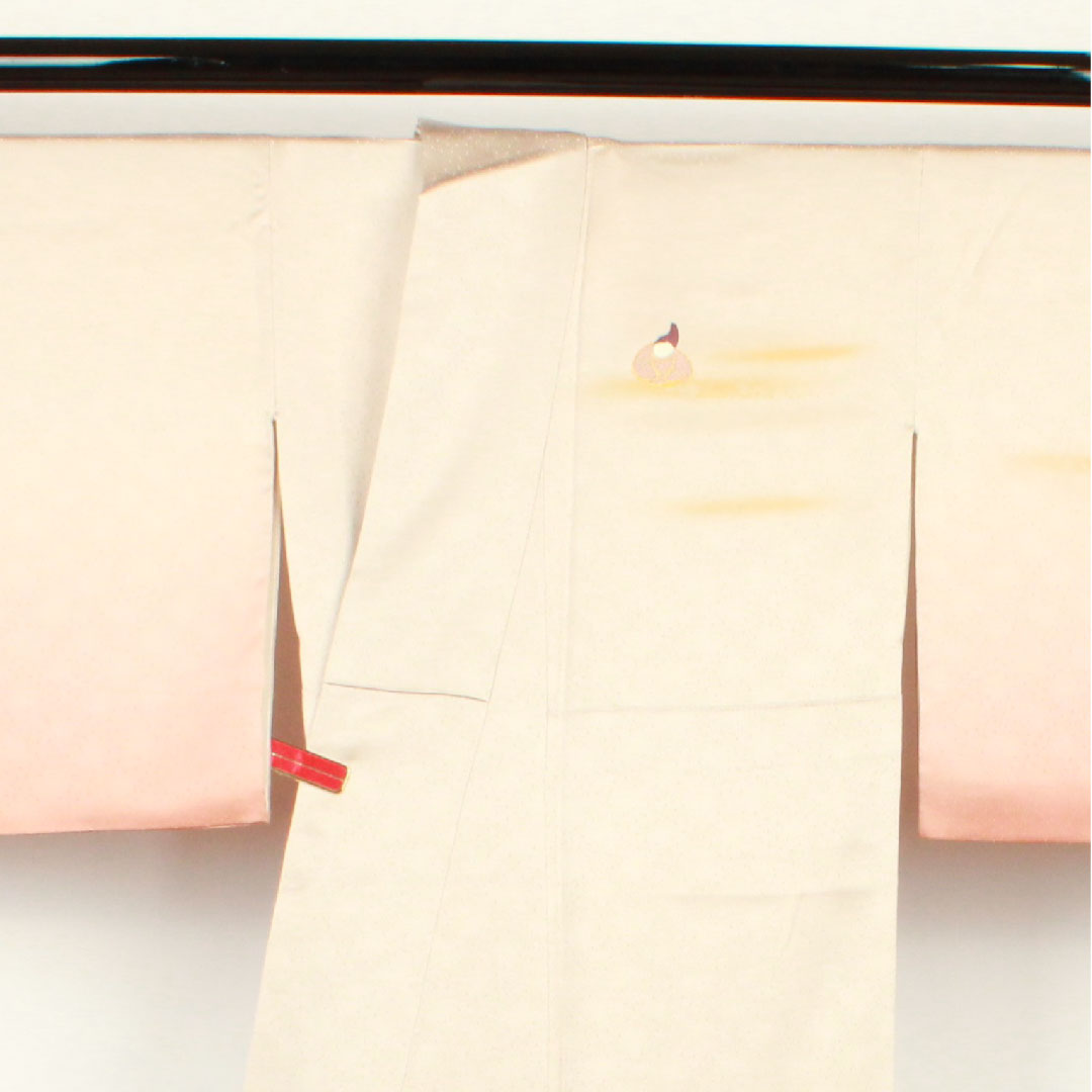 訪問着 袷 身丈160cm 裄丈65cm 桜色 人間国宝 福田喜重 人物模様 正絹 Sランク ピンク系 1112001512413