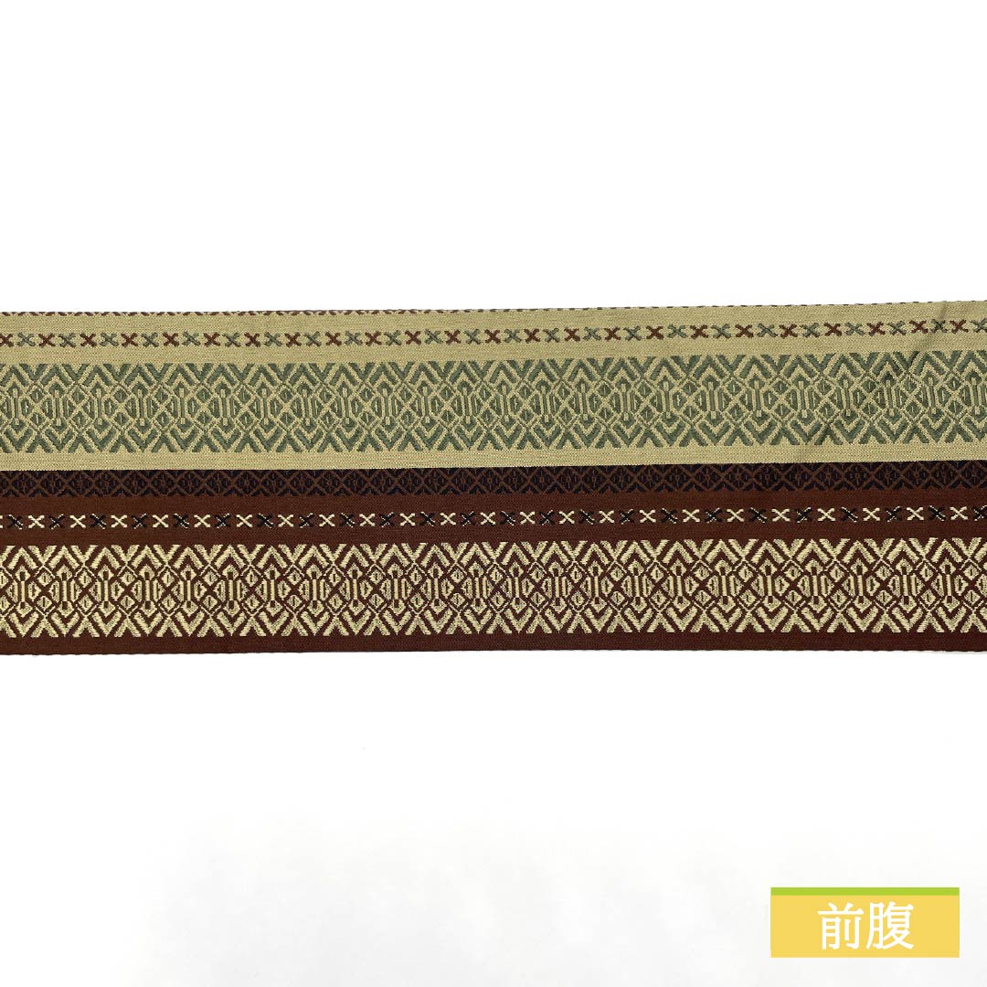 Nagoya obi, pure silk, Kenjo pattern, Hakata weave, obi length 365cm, S rank, full length, semi-formal, gradation style, 1124006992399, Nagoya tailoring