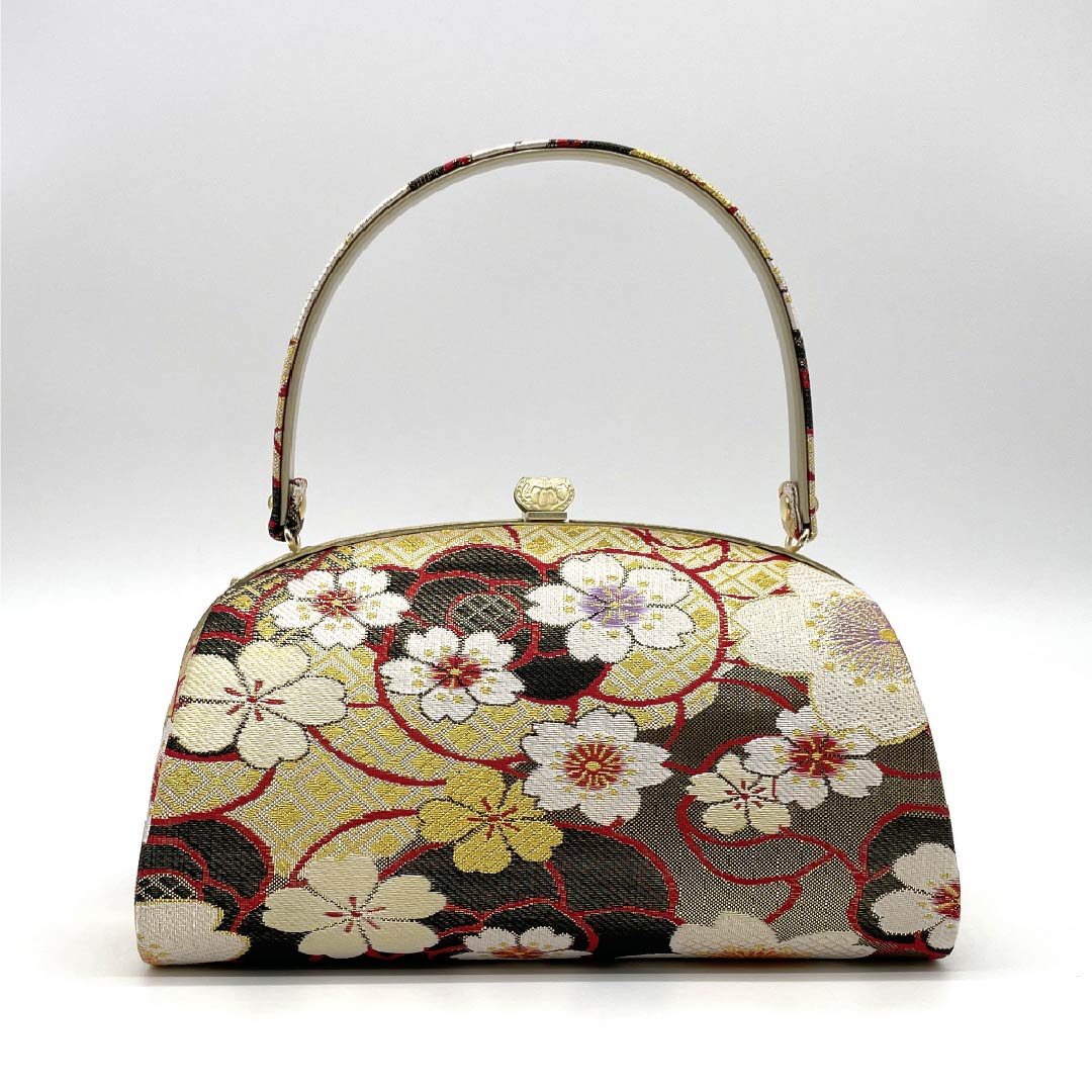 和装バック フォーマル 金色(きんいろ) 振袖用 桜 古典柄 金系 Sランク 113900048221