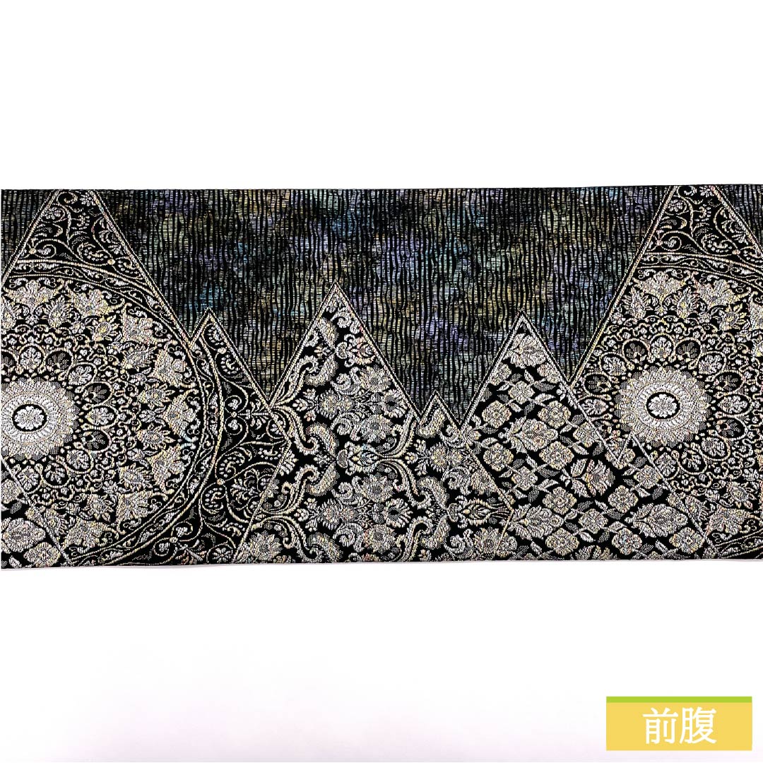 袋帯 正絹 留袖用 古代貝紫 太箔 正倉院 帯丈448cm Sランク 六通 フォーマル グラデーション系 1123014112399