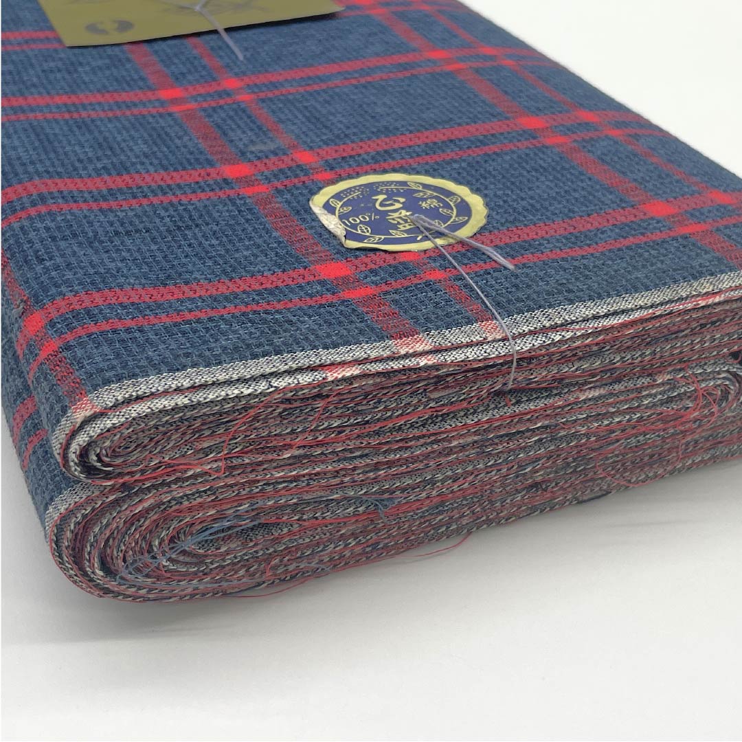 反物 浴衣 木綿 阿波しじら 重要無形文化財 正藍染 裏色(うらいろ) Sランク 青系 1130000562917