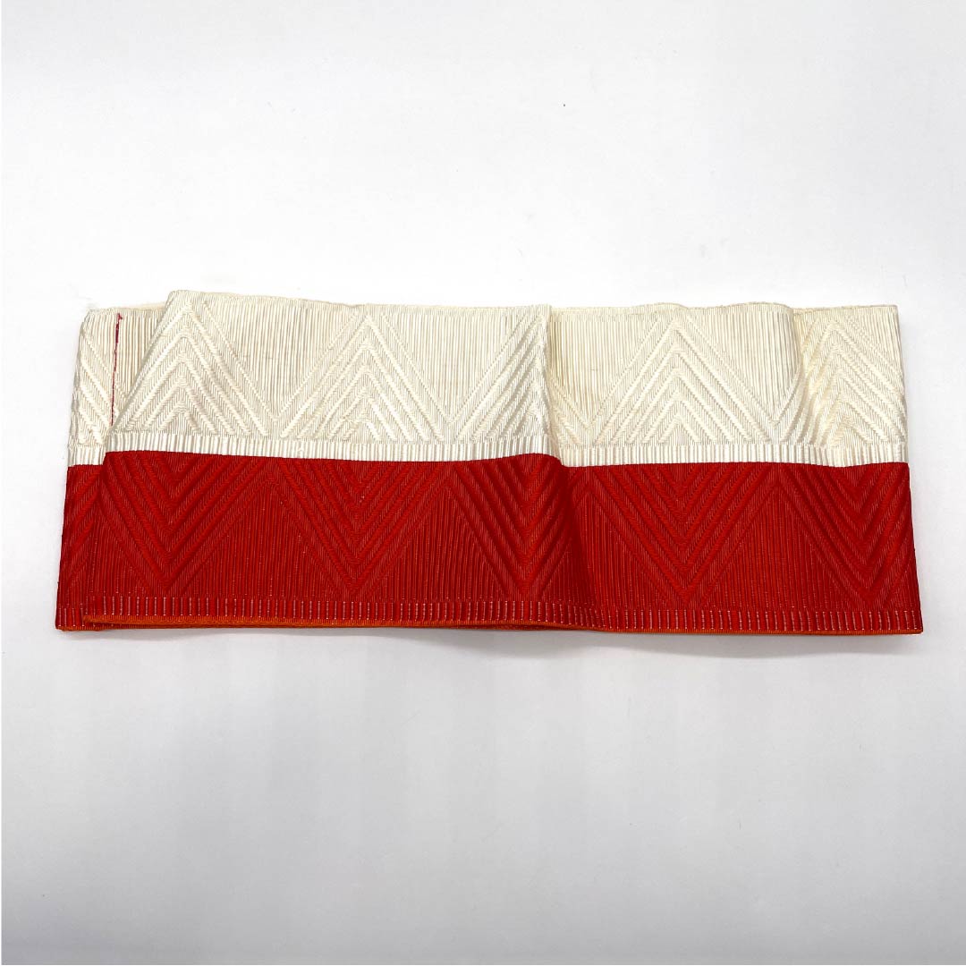 作り帯 ポリエステル 三角 変わり結び リボン 浴衣用 Bランク グラデーション系 1131000734999