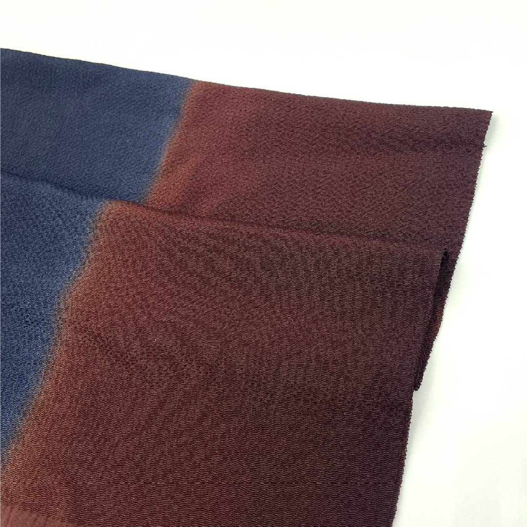 Obiage Silk S Rank Casual Dark Blue (noukon-iro) Dark Brown (kogare-iro) Bicolor Length approx. 179cm Width approx. 29.5cm Gradation 1136002922999