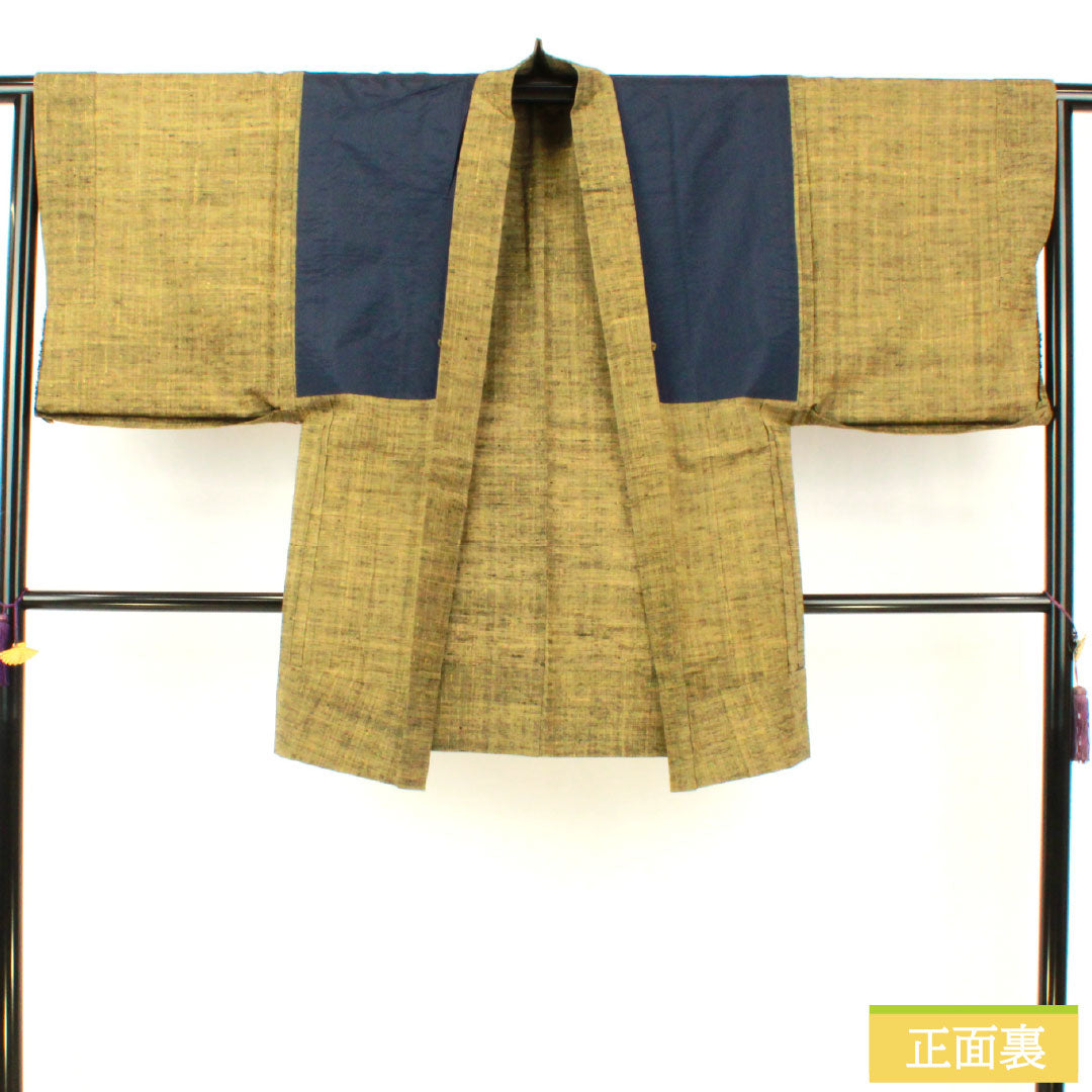 男物 正絹 Aランク 身丈87.5cm 裄丈66.5cm 紬地 グラデーション系 1119001583199