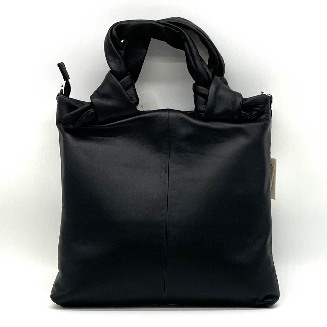 (新古品) 洋装バッグ 牛革 Sランク 新古品 牛革 2WAY 黒系 119700025210