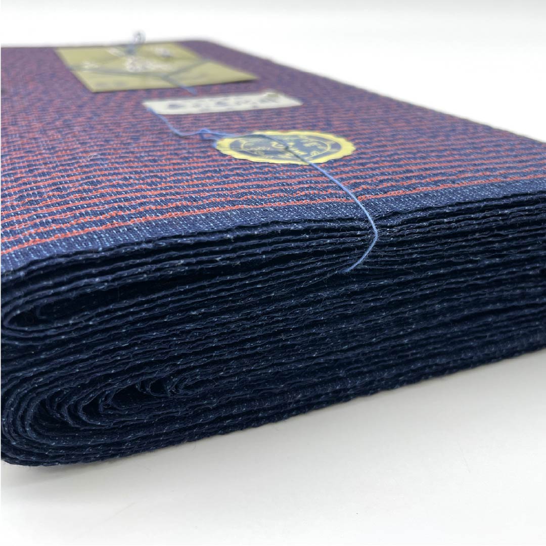 Yukata cloth, cotton, Awa Shijira, Important Intangible Cultural Property, genuine indigo dye, navy blue, S rank, navy blue, 1130000732918