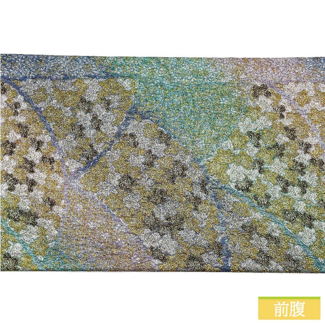 袋帯 正絹 グラデーション 桜 帯丈460cm Sランク 全通 フォーマル グラデーション系 1123011902499