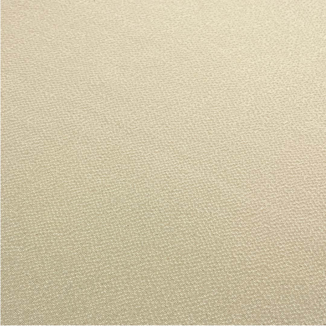 (新古品) 帯揚げ 正絹 フォーマル 麹色(こうじいろ) ちりめん 無地 振袖用 長さ約164cm 幅約27cm Sランク クリーム系 1136000082915