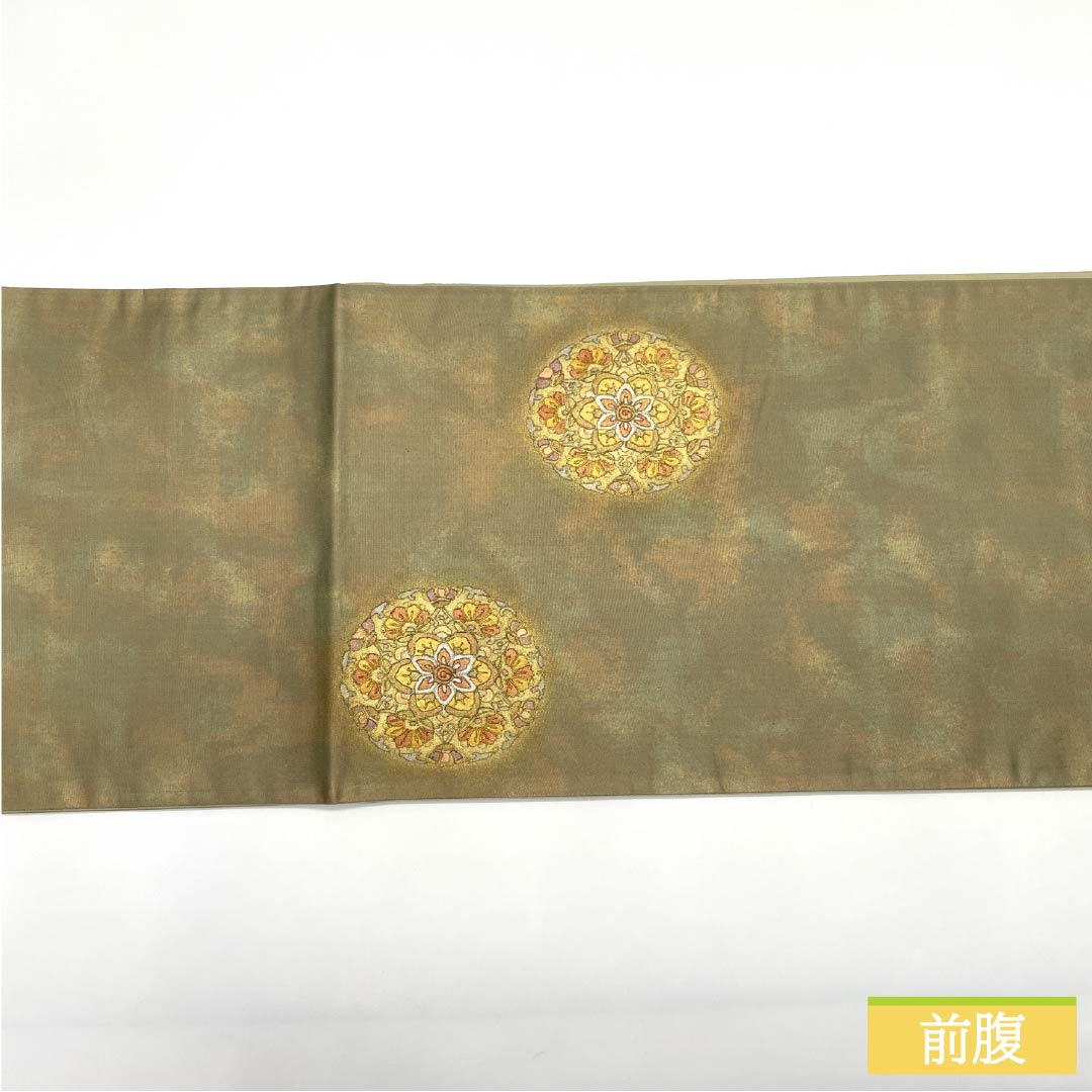 袋帯 正絹 留袖用 宝相華 帯丈438cm Aランク ポイント柄 フォーマル グラデーション系 1123013903399