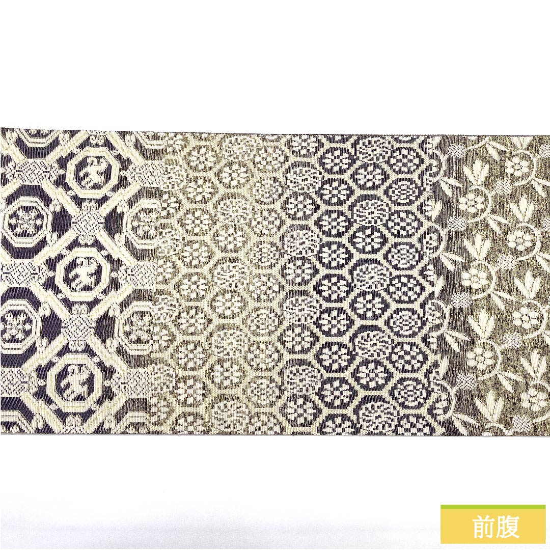 Fukuro Obi, Pure Silk, Kinkazan, 100 Specialties, Classic Pattern, Length 447cm, S Rank, Six-pass, Semi-formal, Gradient, 1123010902399