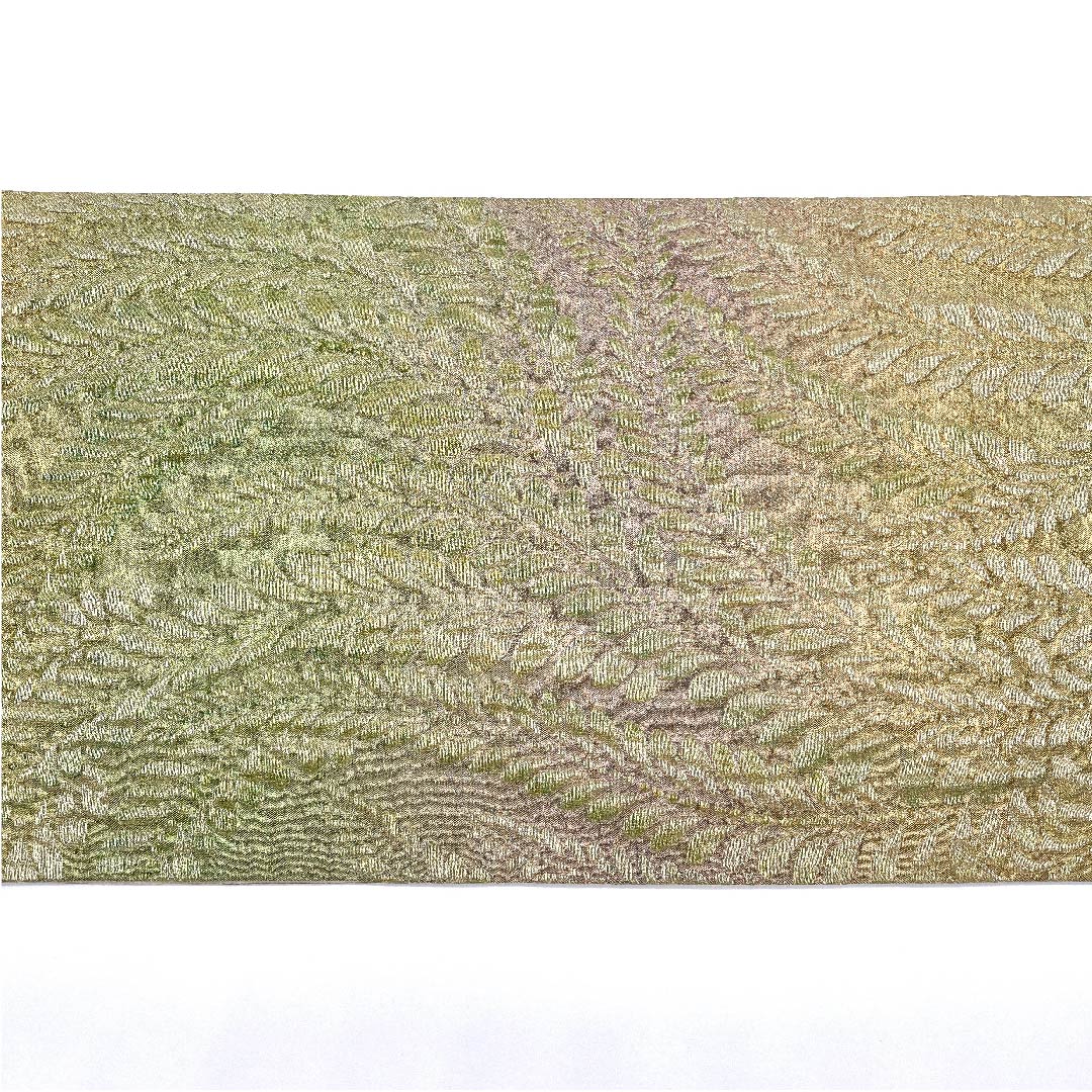 袋帯 グラデーション 藤の花 帯丈430cm 正絹 Sランク 六通 フォーマル グラデーション系 1123009092399