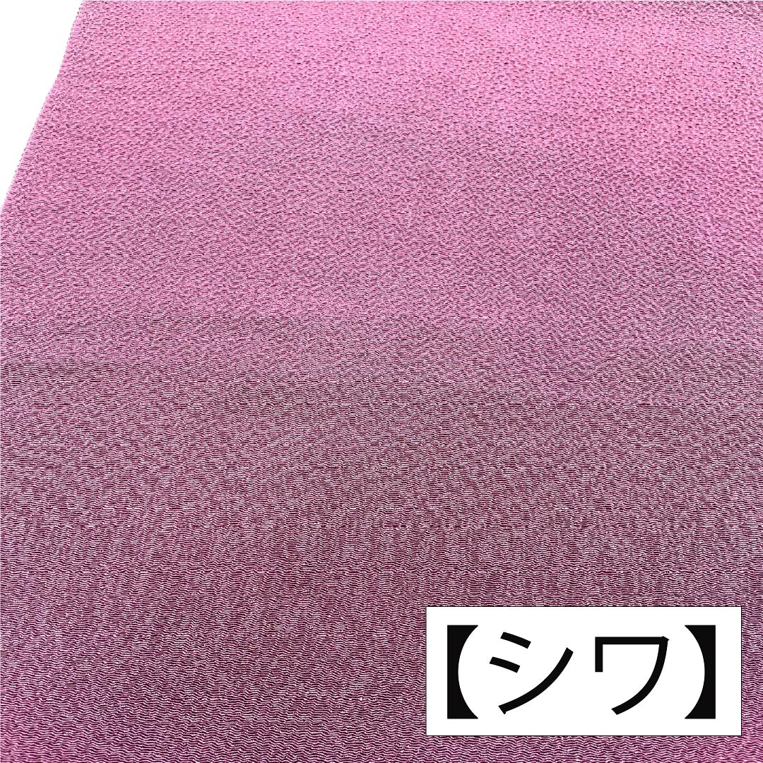 Obiage Silk A Rank Casual Mulberry (kuwanomiiro) Chirimen Plain Length approx. 163cm Width approx. 27.5cm Purple 1136004283920