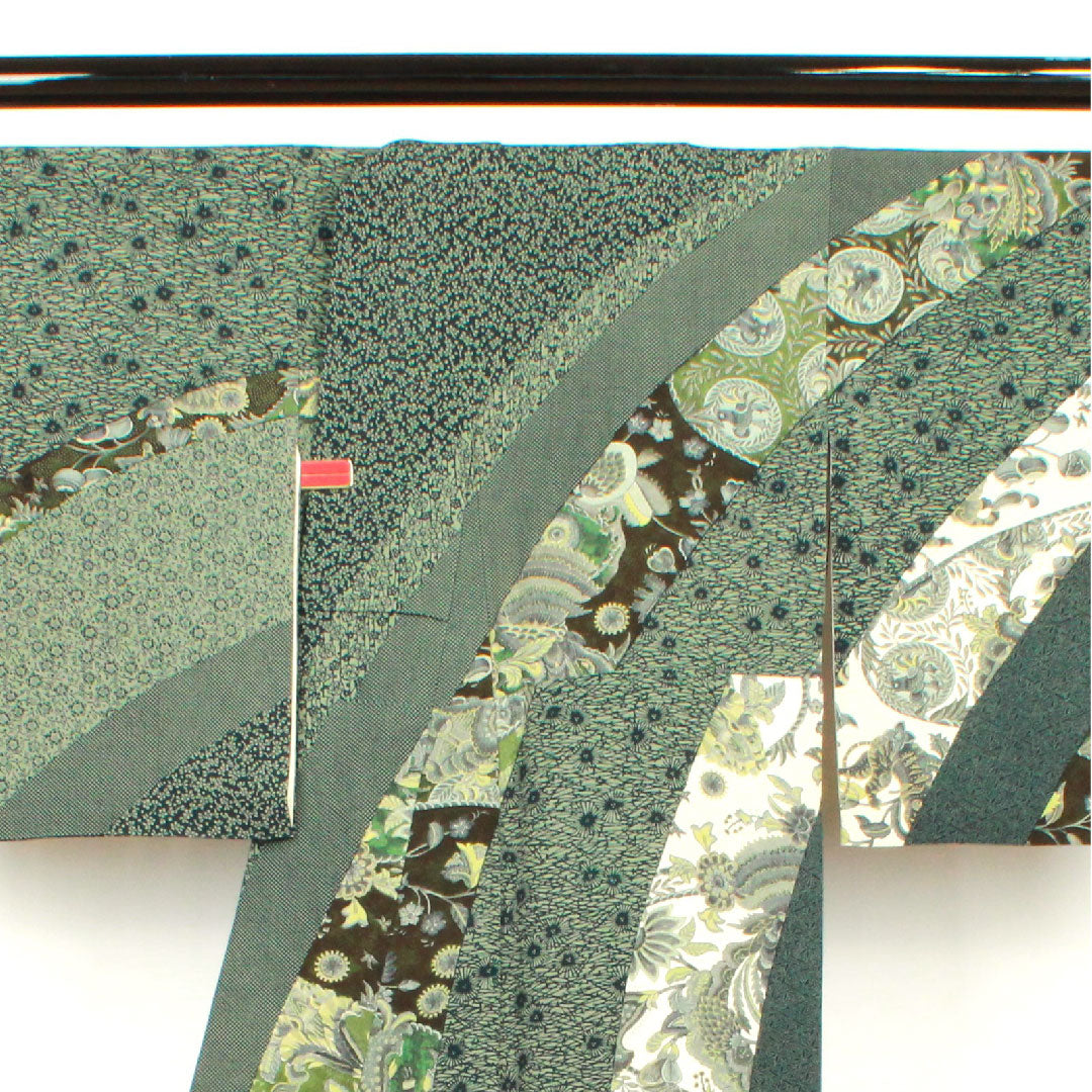 Homongi (formal kimono) Length 152.5cm Sleeve length 66cm Kazuko Iwami Shinji Hayashi Stencil-dyed Pure silk S rank Gradation 1112001982299