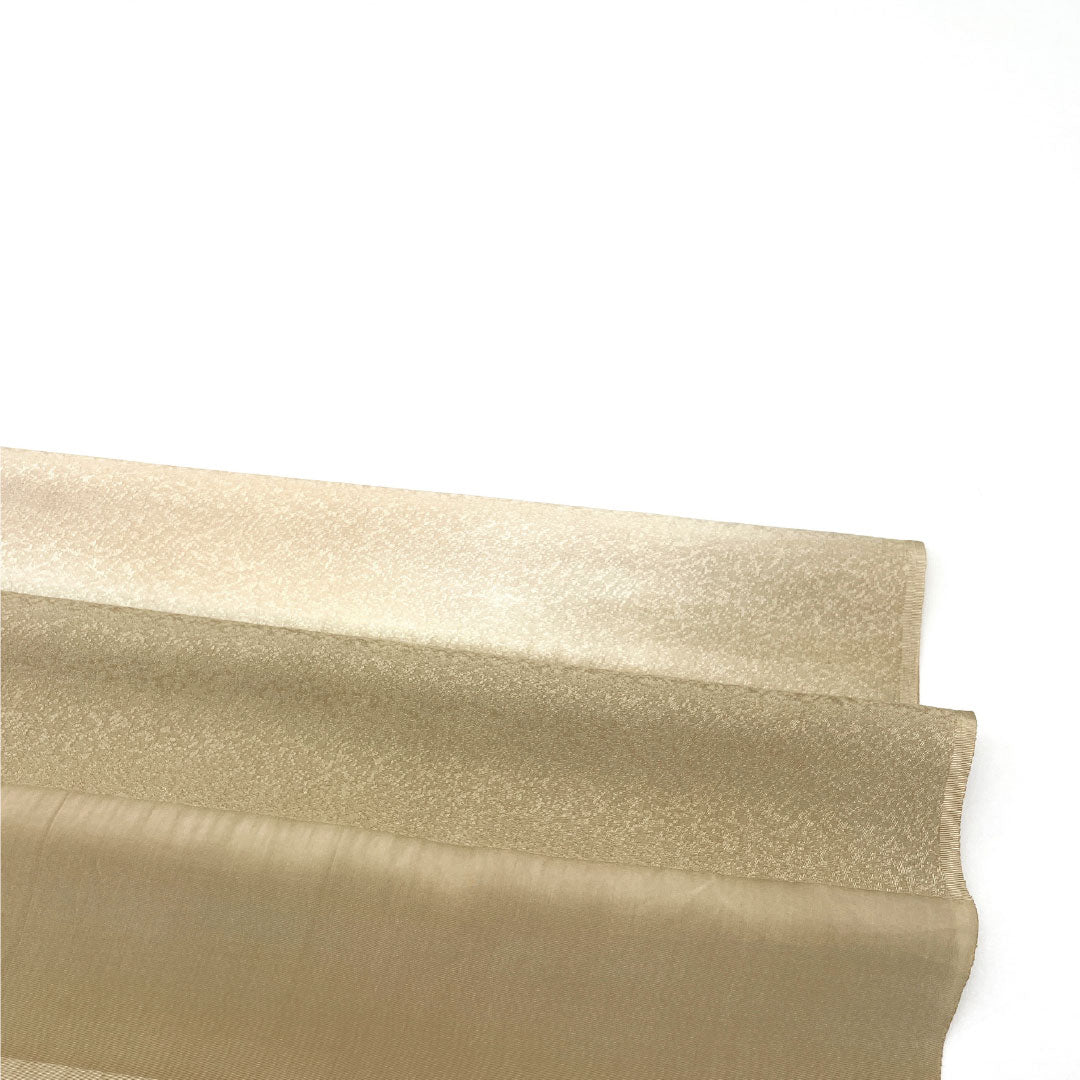 帯揚げ 正絹 Sランク セミフォーマル 亜麻色(あまいろ) 砥粉色(とのこいろ) ぼかし 古典柄 長さ約172cm 幅約30cm ベージュ系 1136001682925