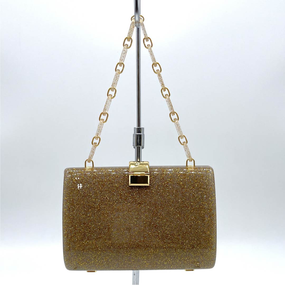 パーティバッグ セミフォーマル 2way キラキラ Katsumi-Tokyo- 金系 Sランク 113900045221