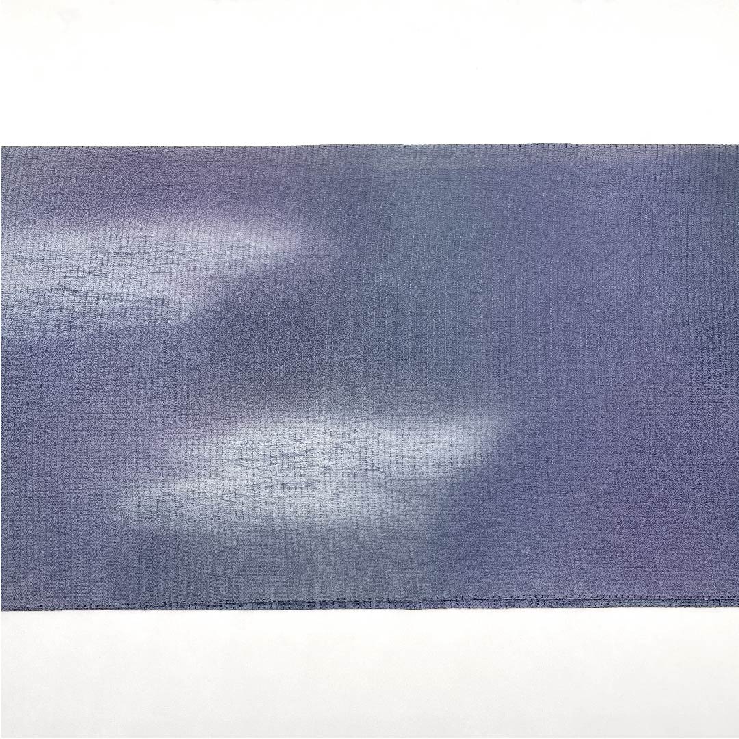 袋帯 江戸納戸色(えどなんどいろ) ぼかし 帯丈428cm 正絹 Aランク ポイント柄 カジュアル グラデーション系 1123007233399