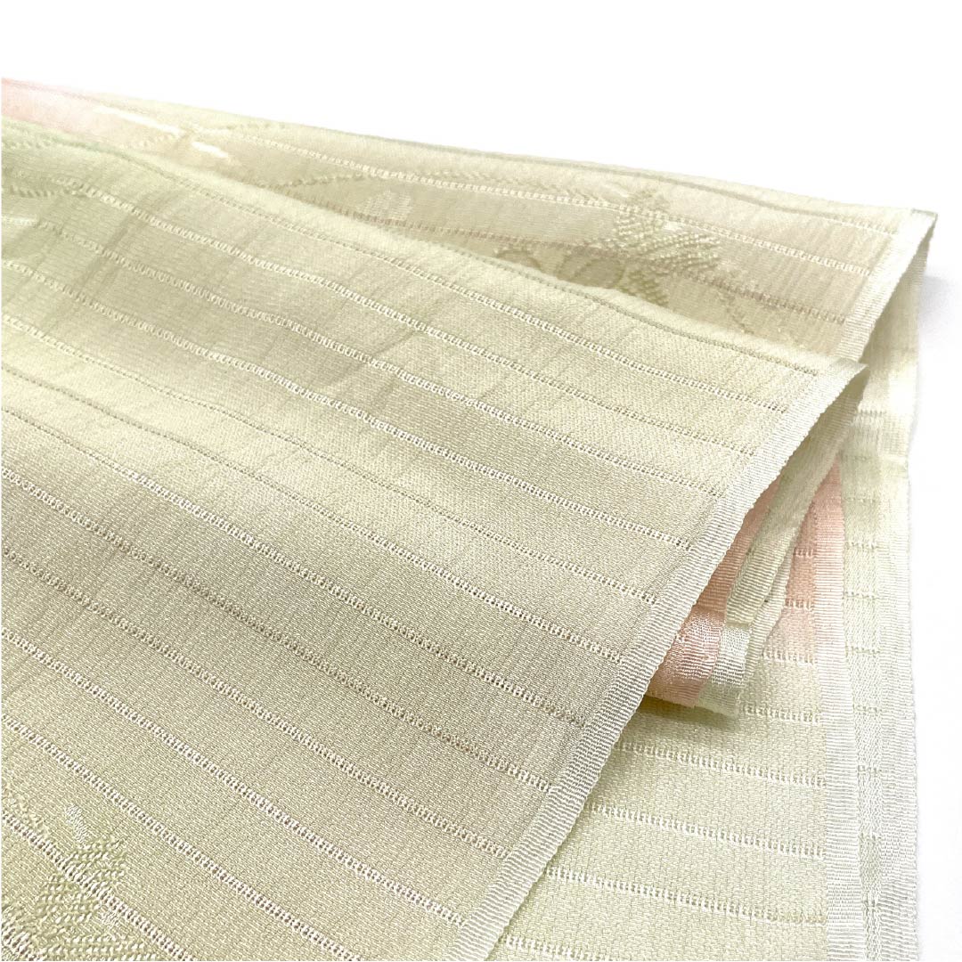 Obiage, pure silk, semi-formal, dawn color, sulfur color, silk, summer, length 176cm, width 30cm, S rank, pink, 1136000662913