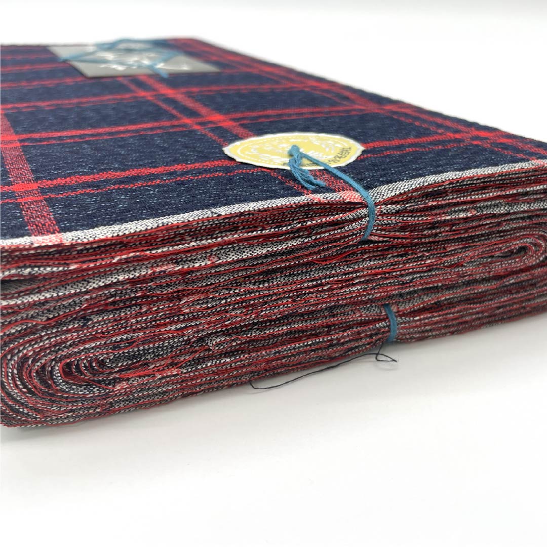 反物 浴衣 木綿 阿波しじら 重要無形文化財 正藍染 印度藍色(いんどあいいろ) Sランク 紺系 1130000962918