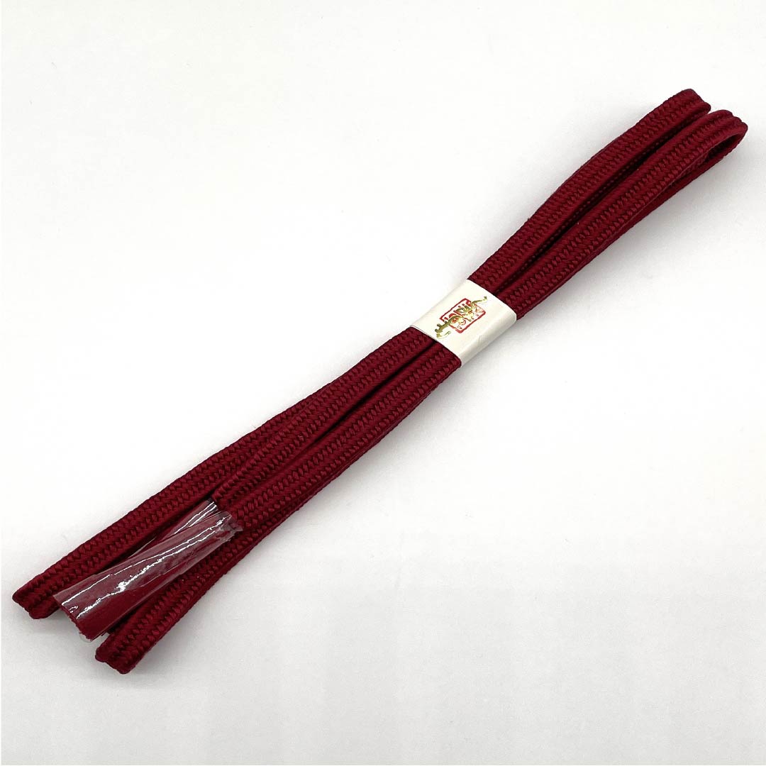 (New old stock) Obijime (belt sash) Pure silk Raw crimson (shoenjiiro) Crown set New old stock Length approx. 167cm Width approx. 1cm Semi-formal NEW rank Red 1135003721312