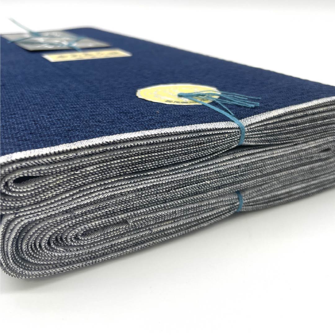 反物 浴衣 木綿 阿波しじら 重要無形文化財 正藍染 紺鉄色(こんてついろ) Sランク 紺系 1130001002918