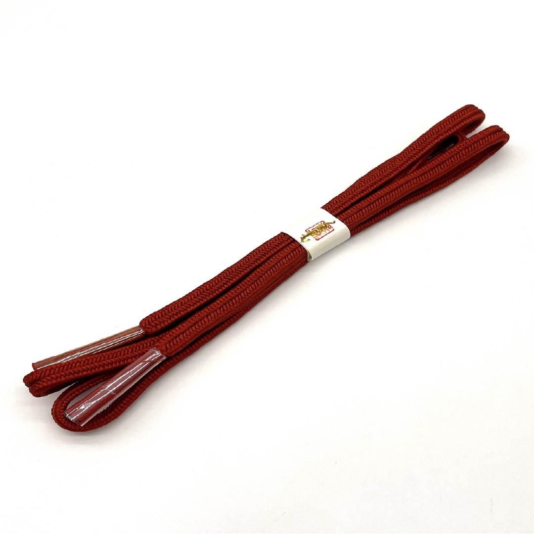 (New old stock) Obijime (belt sash) Pure silk Raw crimson (shoenjiiro) Crown set New old stock Length approx. 164cm Width approx. 1cm Semi-formal NEW rank Brown 1135003771314