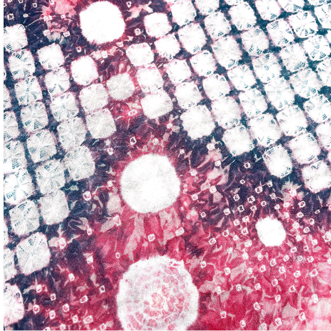 (新品)浴衣 有松鳴海本絞り 身丈163cm 裄丈68cm 市松 幾何学模様 木綿 NEWランク 単衣 身丈163cm 紫系 1118000681412