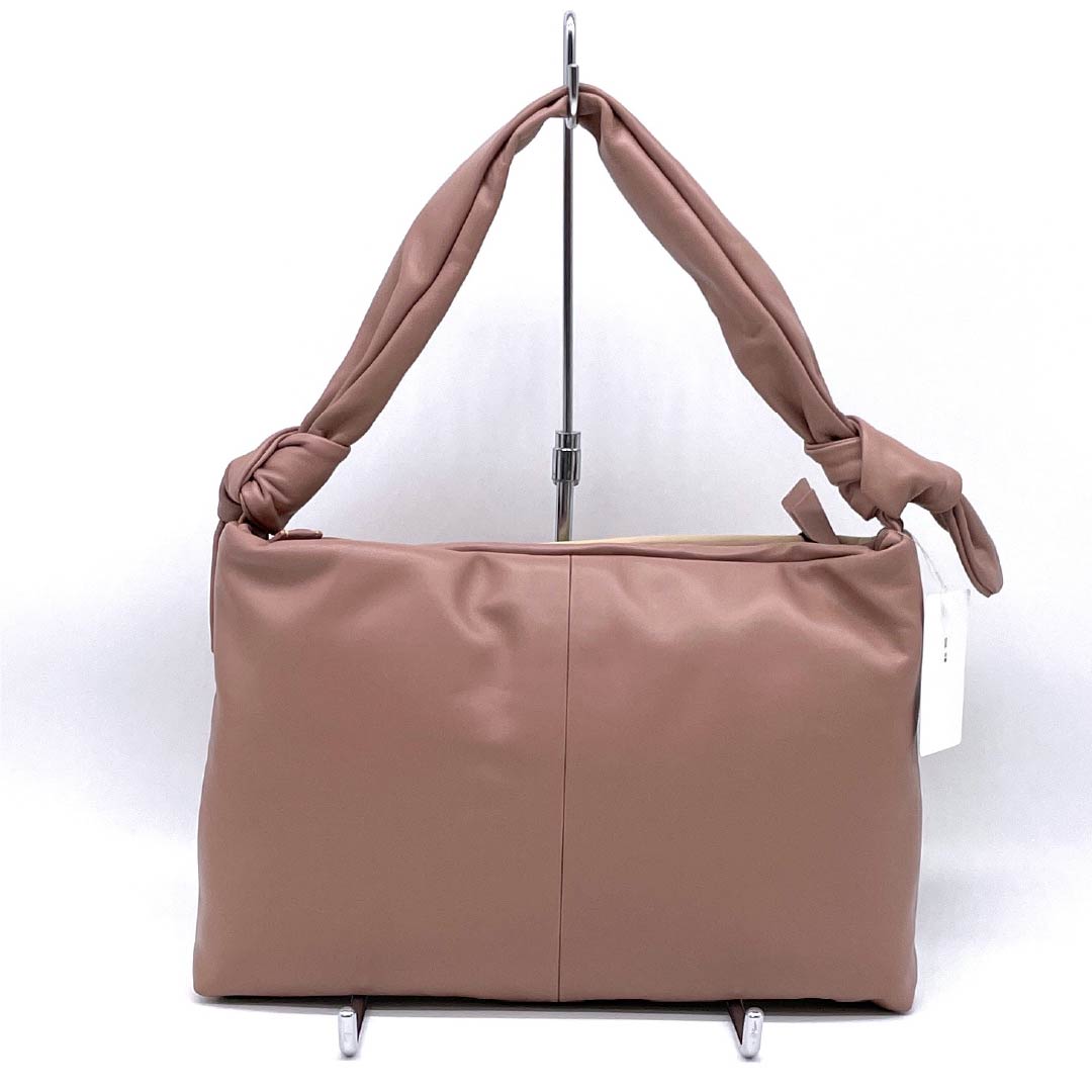 (新古品) 洋装バッグ 牛革 Sランク 新古品 牛革 ワンショルダー ピンク系 119700031213