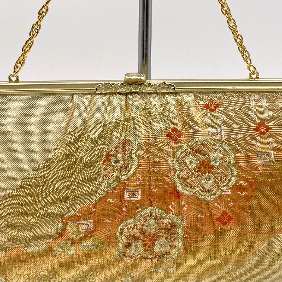和装バッグ フォーマル Aランク 佐賀錦 吉祥文様 金系 113900072321