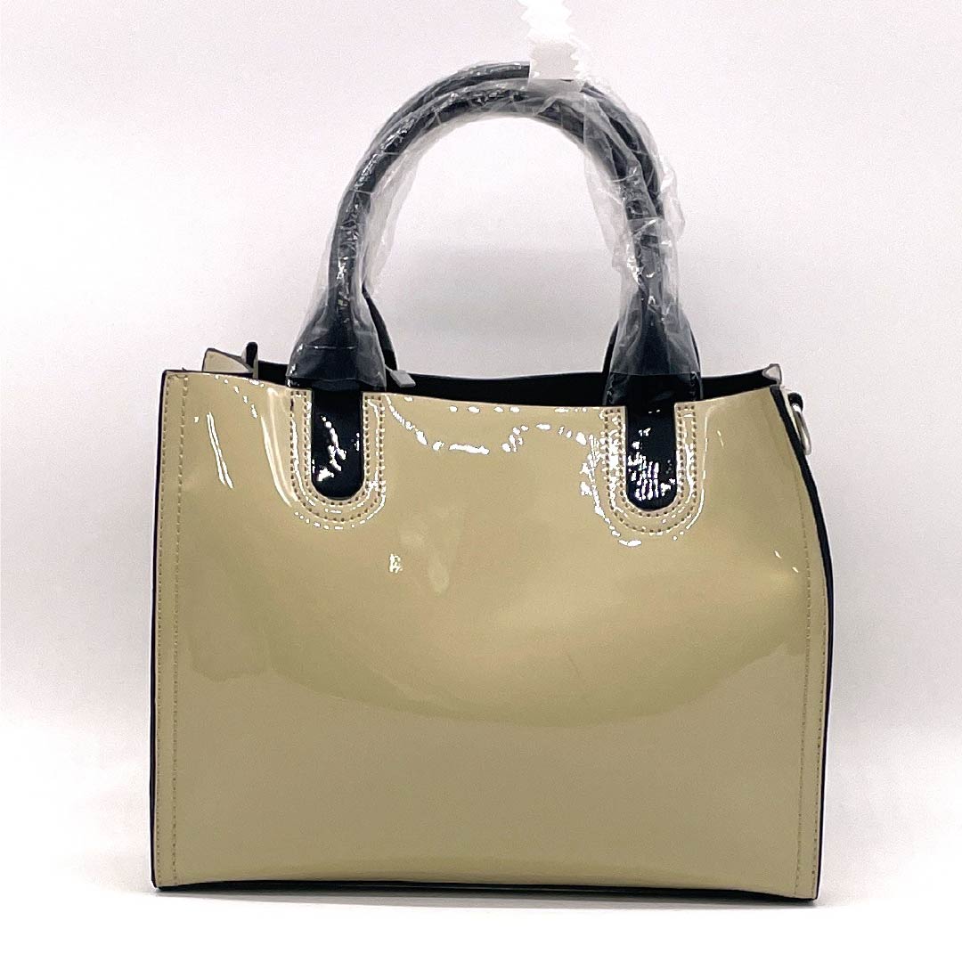 (新古品) 洋装バッグ 牛床革 Aランク 新古品 牛床革 2WAY ベージュ系 119700033325