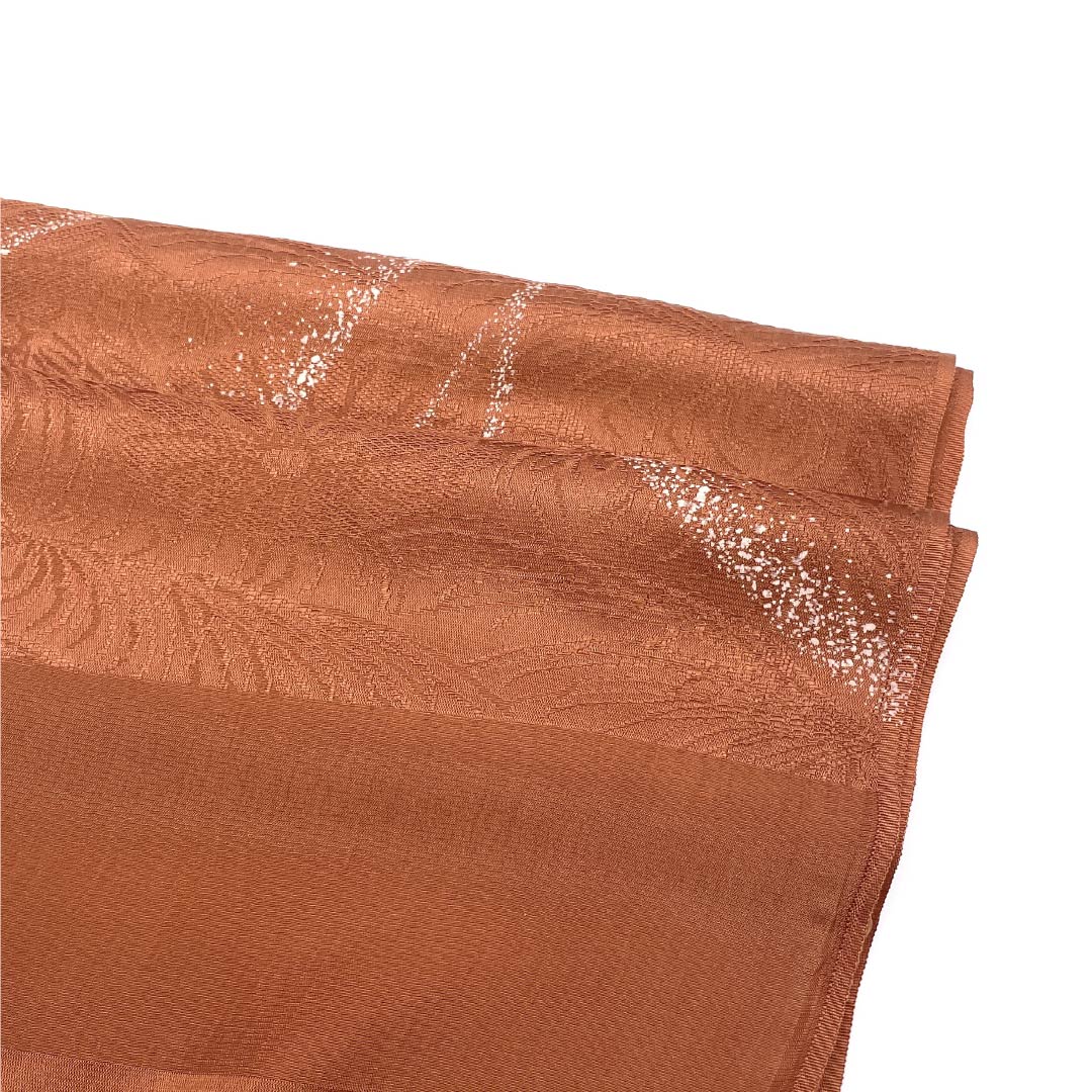 Obiage Silk S Rank Semi-Formal Cinnamon Color Flower Length approx. 171cm Width approx. 29cm Brownish 1136003132914