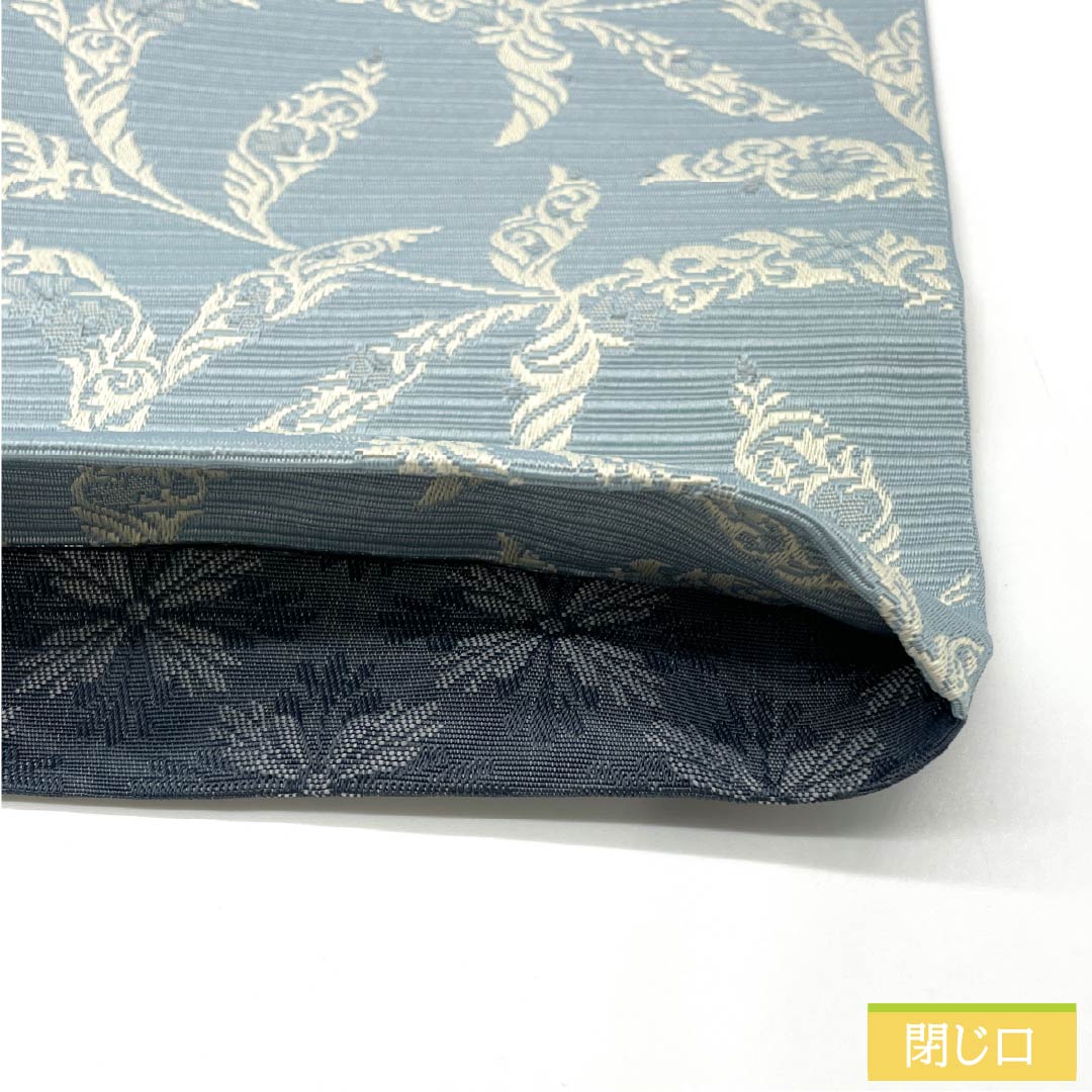 (New) Half-width obi, polyester, NEW rank, chinko-cha (aloeswood brown) and kongeshi-iro (dark navy), botanical pattern, floral diamond style, reversible, obi length 400cm, blue tones, 1125002691417