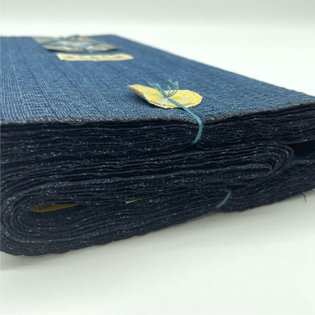 Yukata cloth, cotton, Awa Shijira, Important Intangible Cultural Property, True indigo dye, Kontetsuiro (S rank), Blue, 1130000912917